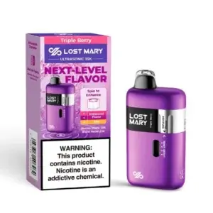 Lost Mary Ultrasonic 35K disposable vape in Triple Berry flavor, 5% nicotine