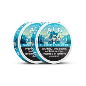 Alp Drifters Blueberry Lemonade Ice nicotine pouches, 6mg/12mg
