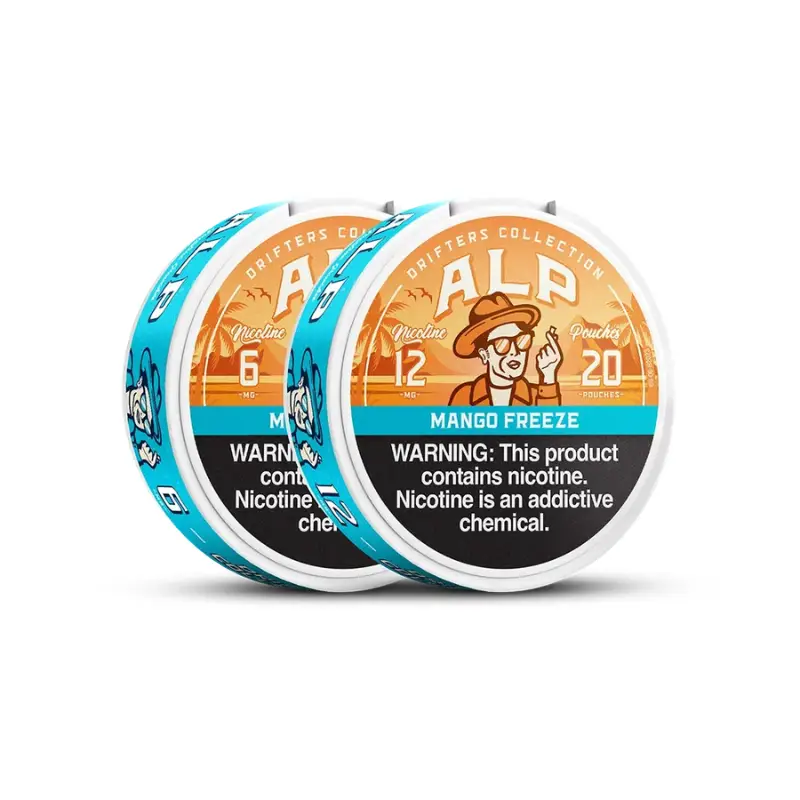 Alp Drifters Mango Freeze nicotine pouches, 6mg/12mg