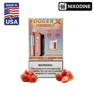 Fogger X Switch Pro Kit disposable vape in Strawberry Watermelon flavor