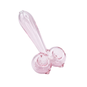 Adult Novelty Boob Hand Pipe, hand-blown glass novelty pipe