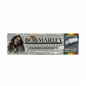 Bob Marley Pure Hemp Rolling Papers with Tips, hemp paper and filter tips