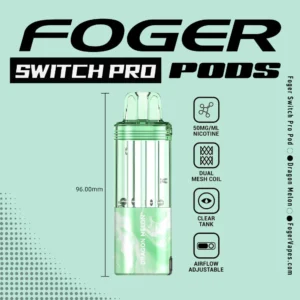 Foger Switch Pro Disposable POD ONLY Dragon Melon