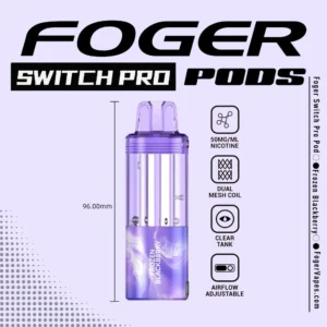 Foger Switch Pro Disposable POD ONLY Frozen Blackberry