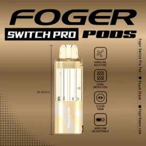 Foger Switch Pro Disposable POD ONLY Peach Slush