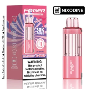 Foger Switch Pro Nixodine Pod Strawberry B-Pop