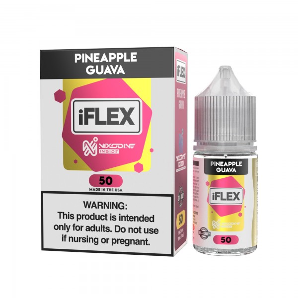 Juice Head iFLEX Pineapple Guava Nixodine salt e-liquid 30ml bottle