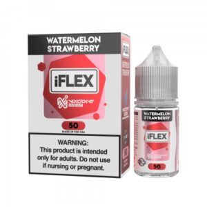 Juice Head iFLEX Strawberry Watermelon Nixodine salt e-liquid 30ml bottle