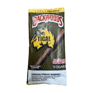 Backwoods Tical 5 pack cigars in resealable foil pouch