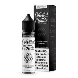 Coastal Clouds Blood Orange Mango 60ml e-liquid bottle and box