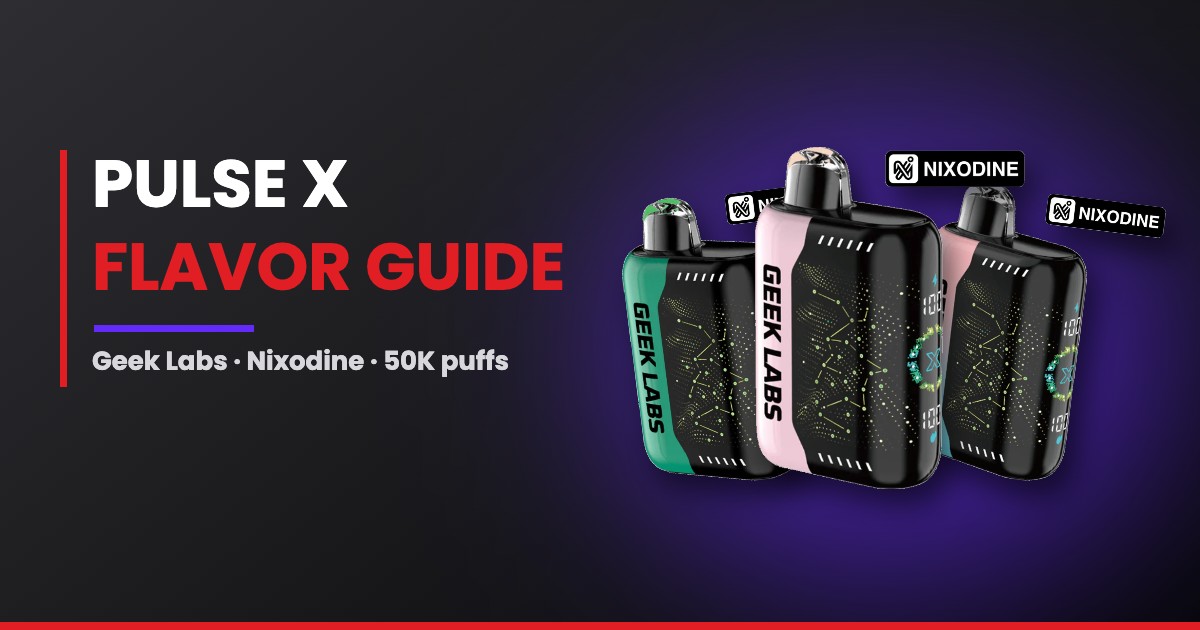 geek labs pulse x flavors