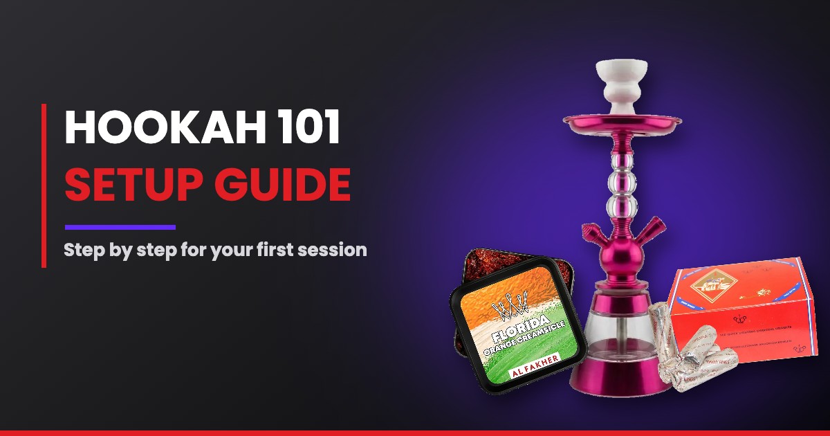 how to set up a hookah