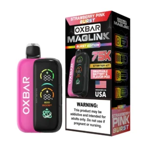 Oxbar Maglink Nixodine Kit 75K Strawberry Pink Burst