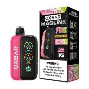 Oxbar Maglink Nixodine Kit 75K Strawberry Savage Batch