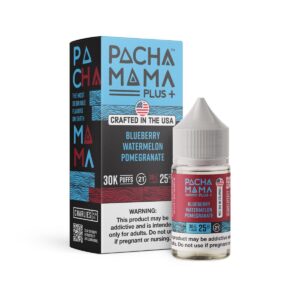Pacha Mama Nixodine Salt 30ml Blueberry Watermelon Pomegranate