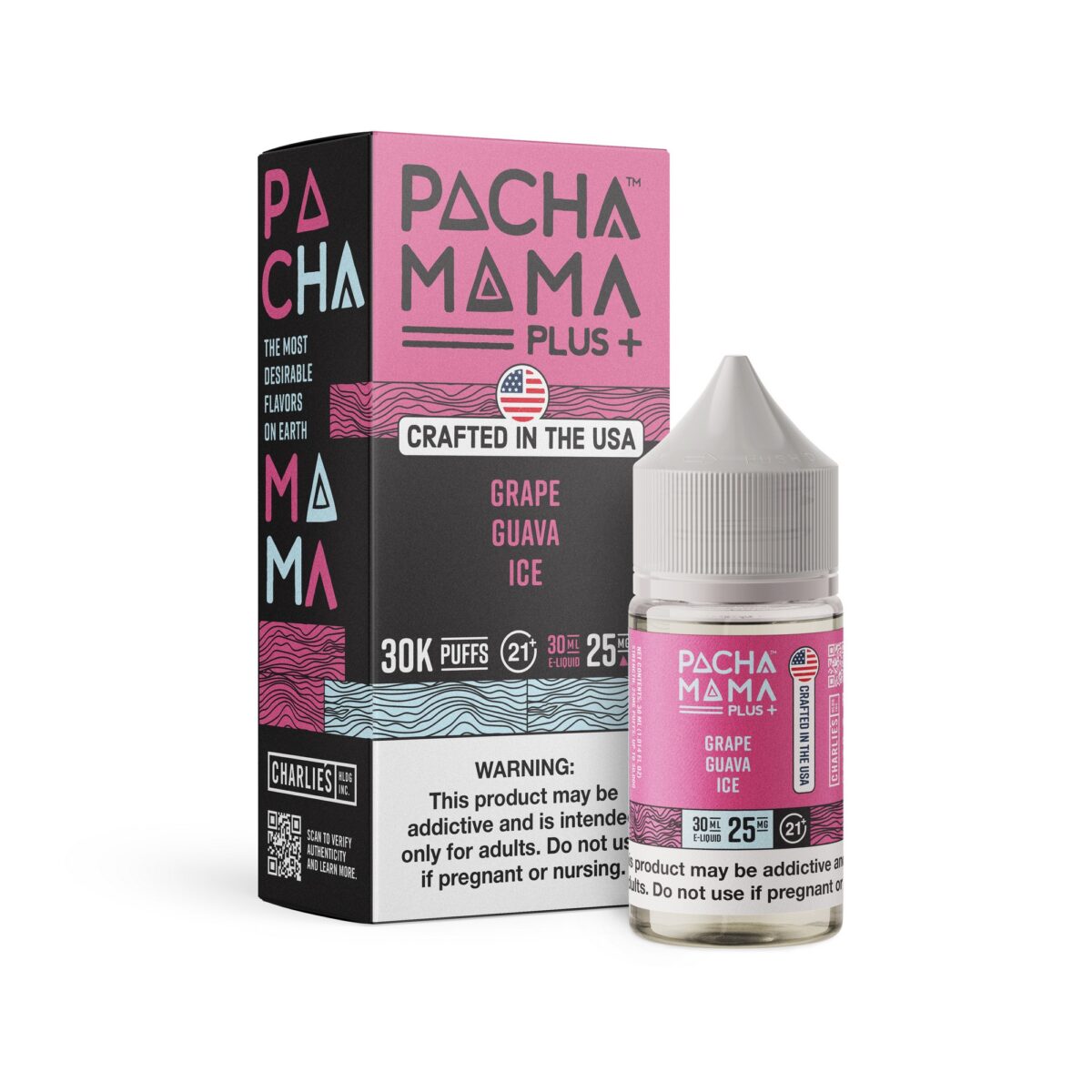 Pacha Mama Nixodine Salt 30ml Grape Guava Ice
