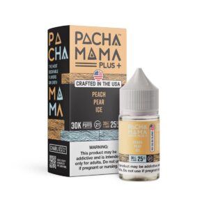 Pacha Mama Nixodine Salt 30ml Peach Pear Ice