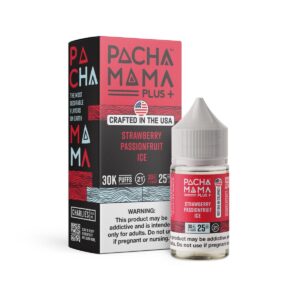 Pacha Mama Nixodine Salt 30ml Strawberry Passionfruit Ice