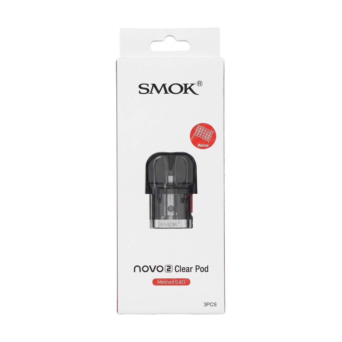 SMOK Novo 2 Clear Pods meshed 0.8 ohm 3 pack